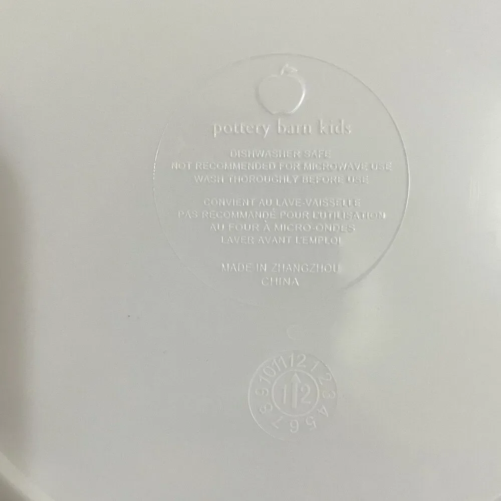 Pottery Barn Kids Mermaid Melamine Plates and Cups Lot